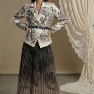 Misty Forest Printed Jacket Set