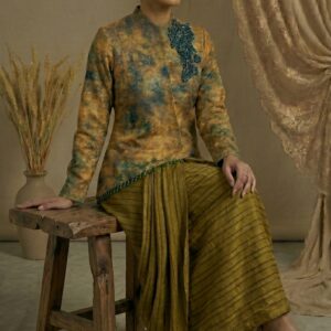 Olive Mist Draped Co-Ord Set