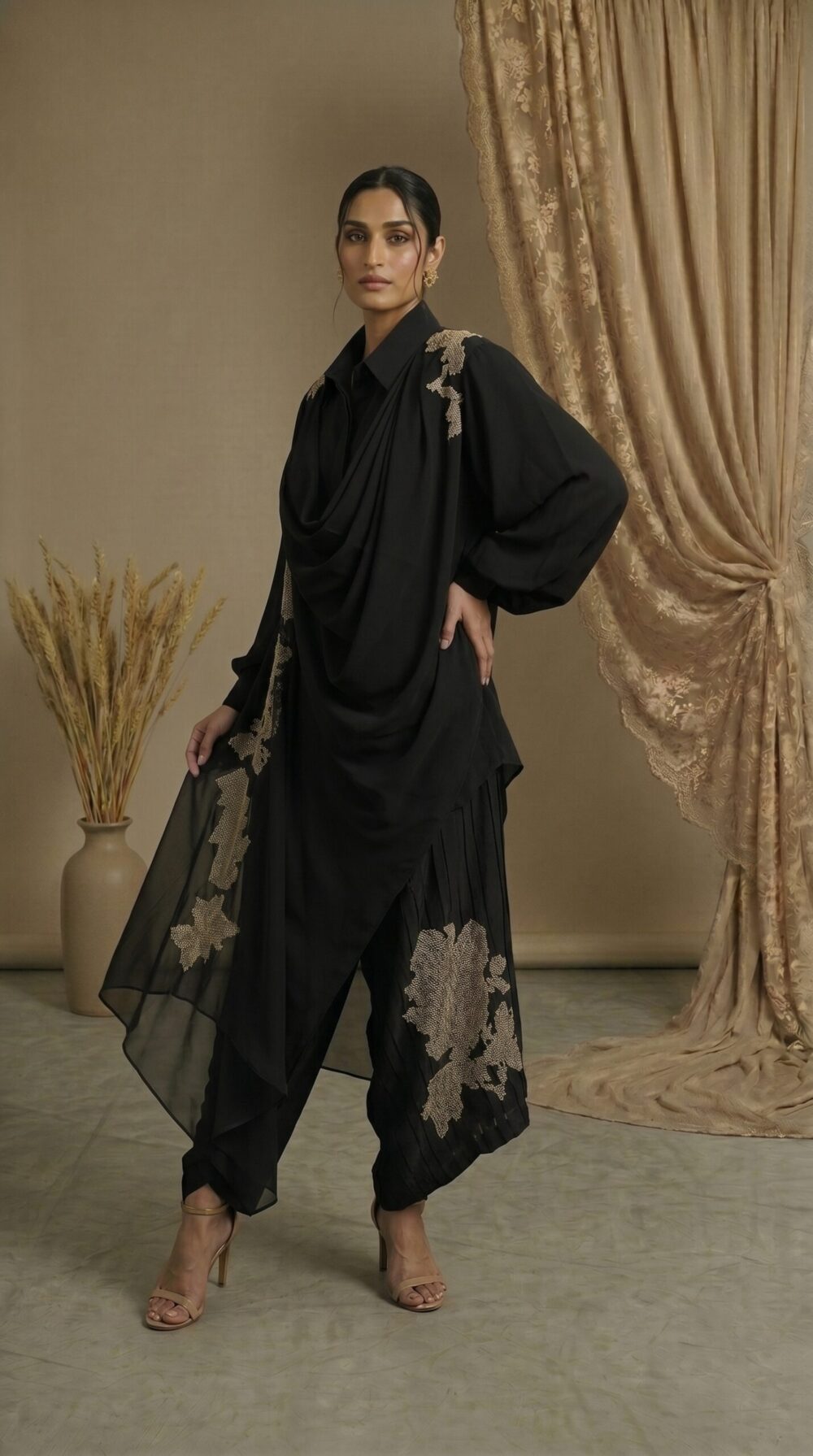 Moonlit Floral Statement Set