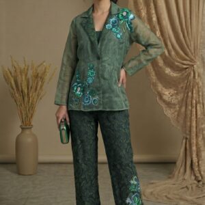 Forest Elegance Floral Co-ord Set