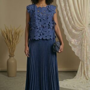 Indigo Blossom Statement Co-ord Set
