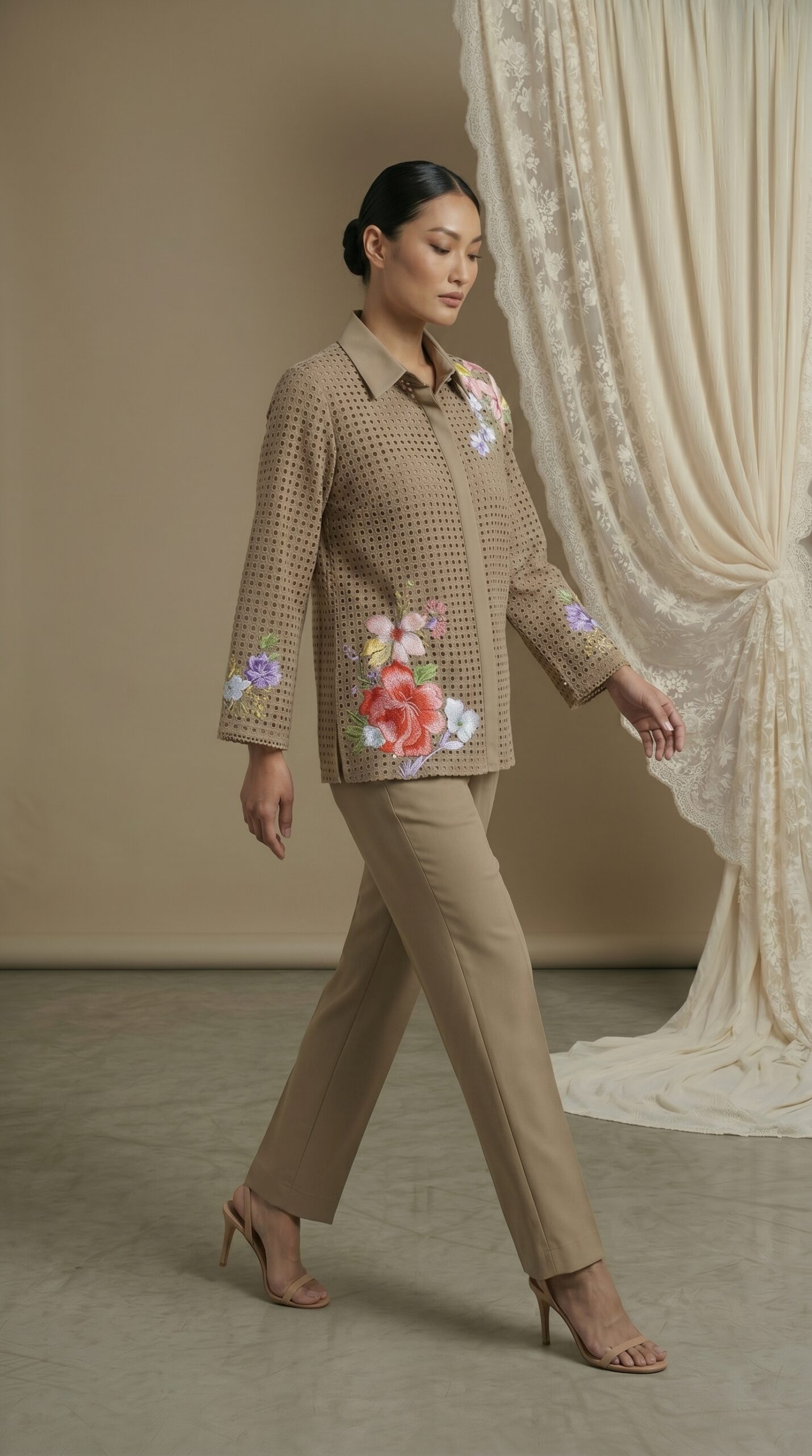Desert Flora Cutwork Ensemble - Image 2
